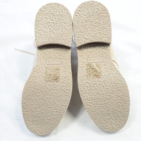Aldo Messias Desert Boots Natural Off White Men's Sz.7.5 Women's Sz.9 New Ankle - Picture 6 of 6